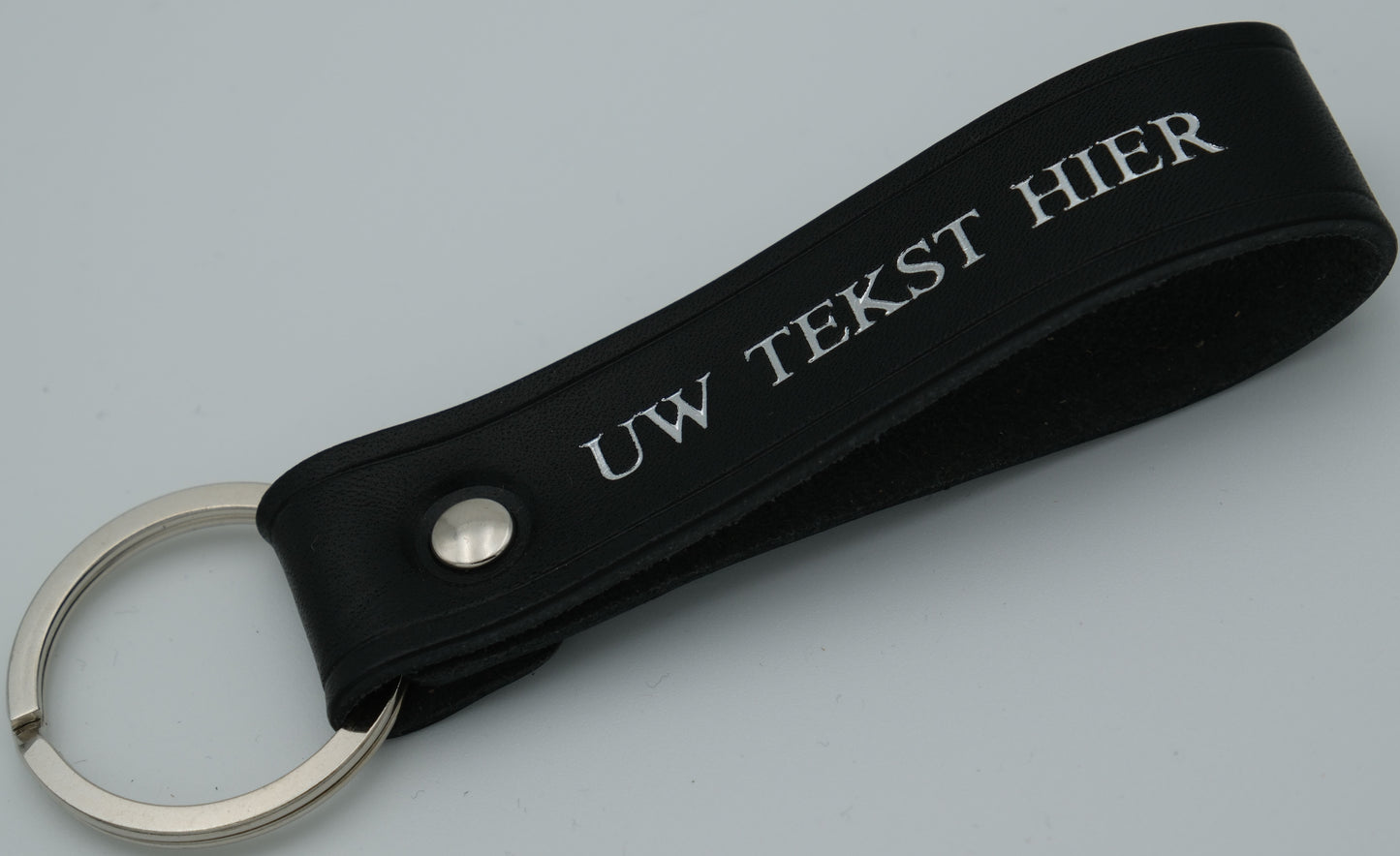 Gepersonaliseerde Sleutelhanger Zwart